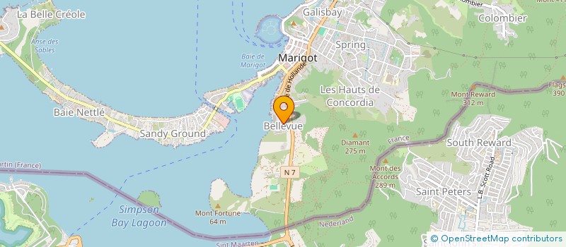 localisation de l'entreprise LE POINT à SAINT MARTIN