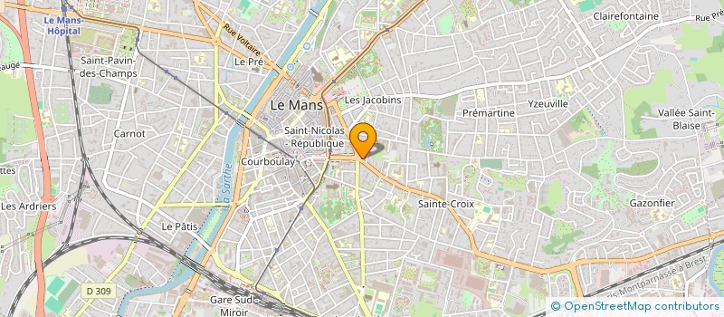 localisation de l'entreprise LE POINT BOLLEE  LE MANS