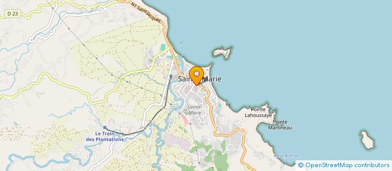 localisation de l'entreprise LE POINT CHAUD à SAINTE-MARIE