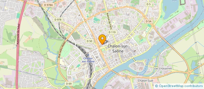 localisation de l'entreprise LE POINT COM à CHALON-SUR-SAONE