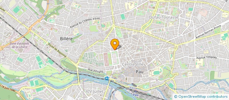 localisation de l'entreprise LE POINT COMMUN à PAU