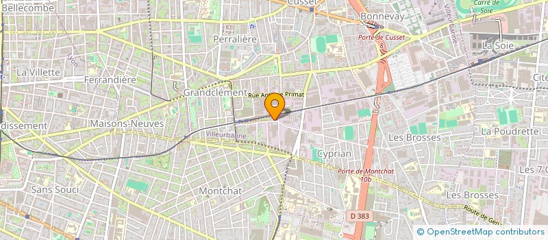 localisation de l'entreprise LE POINT COMMUN, SOCIETE DE COORDINATION  LYON