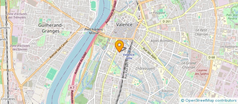 localisation de l'entreprise LE POINT D  VALENCE