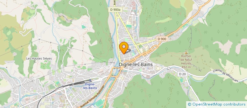 localisation de l'entreprise LE POINT D'APPUI à DIGNE-LES-BAINS