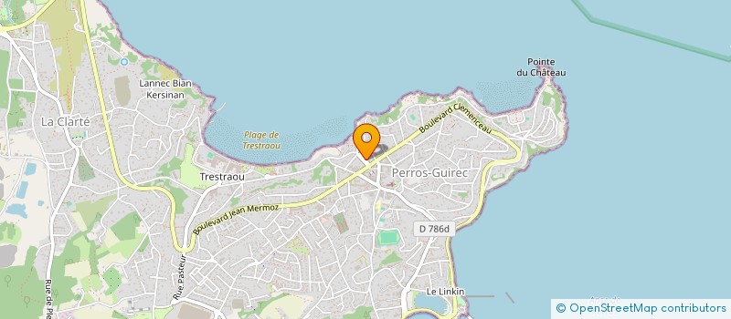 localisation de l'entreprise LE POINT D'APPUI PERROSIEN à PERROS-GUIREC