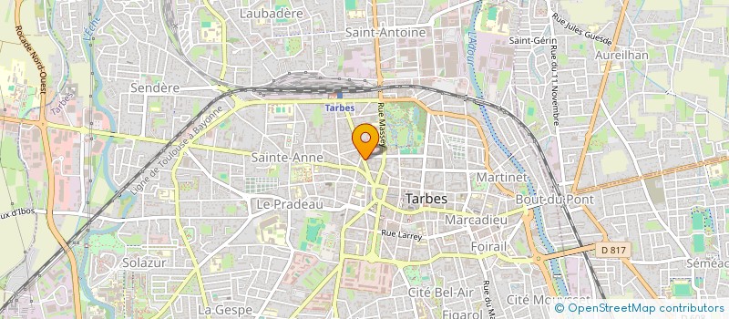 localisation de l'entreprise LE POINT D ORGUE à TARBES