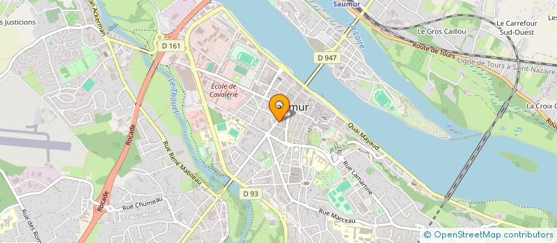 localisation de l'entreprise LE POINT D'ORGUE à SAUMUR