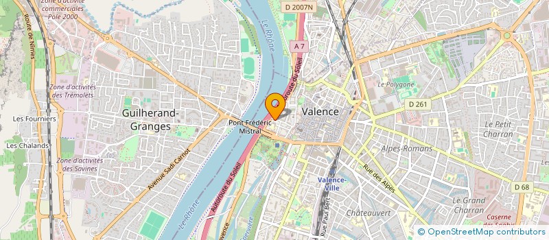 localisation de l'entreprise LE POINT DE DEPART à VALENCE