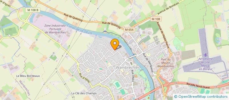 localisation de l'entreprise LE POINT DE MIRE à WAMBRECHIES