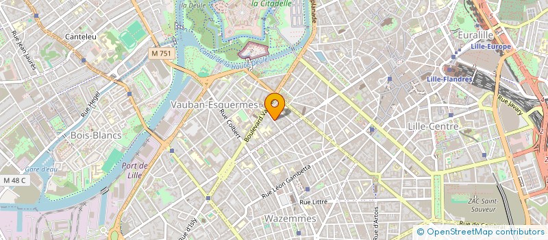 localisation de l'entreprise LE POINT DE REPERE à LILLE