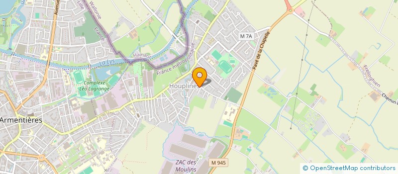 localisation de l'entreprise LE POINT DE RUPTURE  HOUPLINES