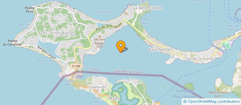 localisation de l'entreprise LE POINT DE VUE à SAINT MARTIN