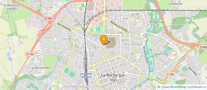 localisation de l'entreprise LE POINT DU JOUR à LA ROCHE-SUR-YON
