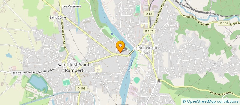 localisation de l'entreprise LE POINT DU JOUR  SAINT-JUST-SAINT-RAMBERT