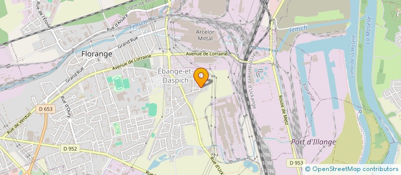 localisation de l'entreprise LE POINT DU JOUR  FLORANGE