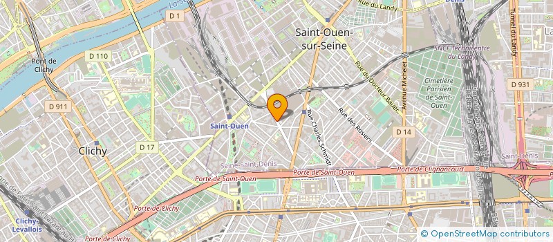 localisation de l'entreprise LE POINT DU JOUR à SAINT-OUEN-SUR-SEINE