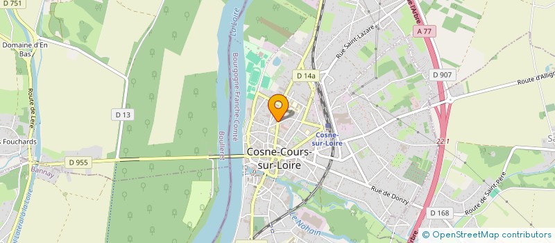 localisation de l'entreprise LE POINT DU JOUR à COSNE-COURS-SUR-LOIRE