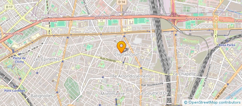 localisation de l'entreprise LE POINT DU JOUR  PARIS