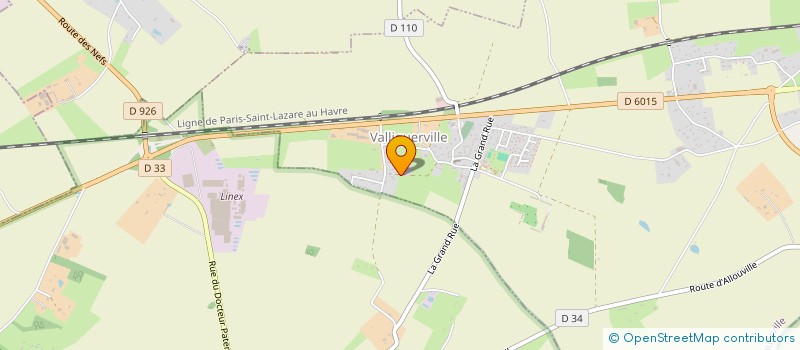 localisation de l'entreprise LE POINT DU JOUR  VALLIQUERVILLE