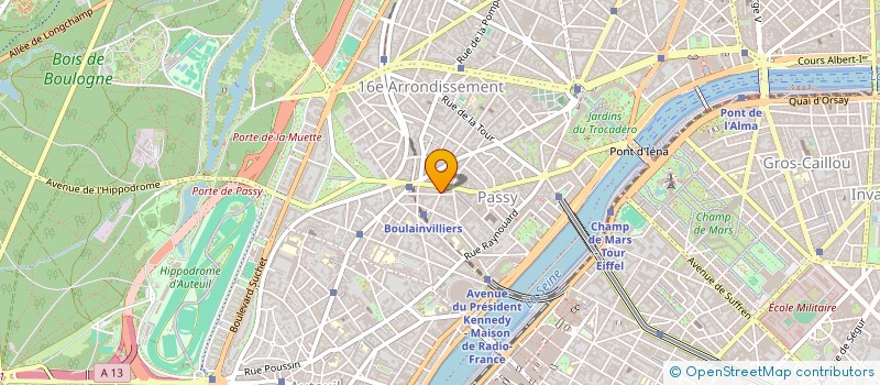 localisation de l'entreprise LE POINT ET LA LIGNE  PARIS