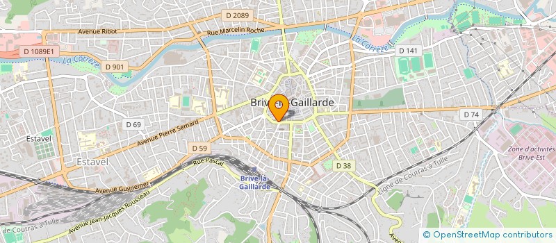 localisation de l'entreprise LE POINT MEDICAL à BRIVE-LA-GAILLARDE