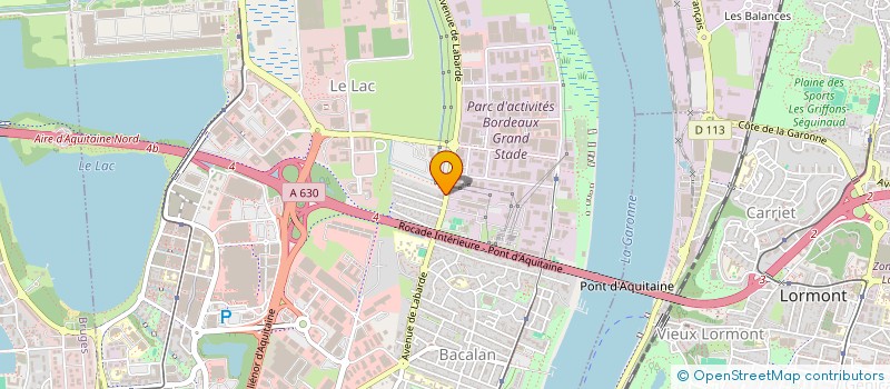 localisation de l'entreprise LE POINT ROUTIER  BORDEAUX