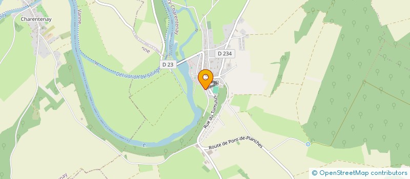 localisation de l'entreprise LE POINT VUE  SOING-CUBRY-CHARENTENAY