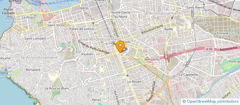 localisation de l'entreprise LE POINTU à MARSEILLE
