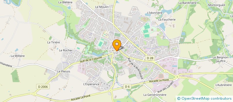 localisation de l'entreprise LE POIRE SUR VIE ESCRIME à LE POIRE-SUR-VIE