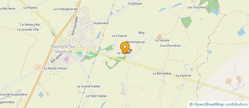 localisation de l'entreprise LE POIRIER  RENNES