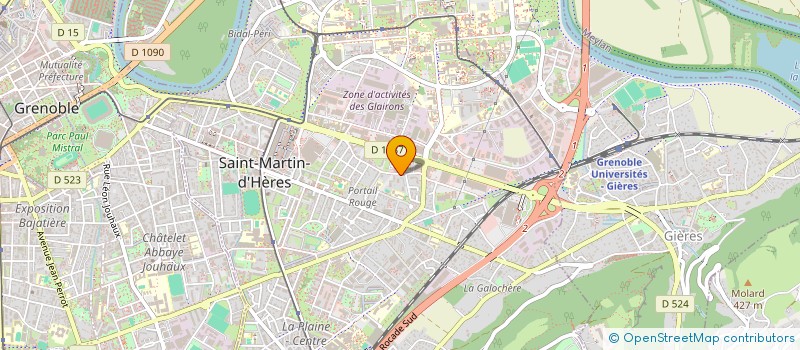 localisation de l'entreprise LE POIRIER  SAINT-MARTIN-D'HERES