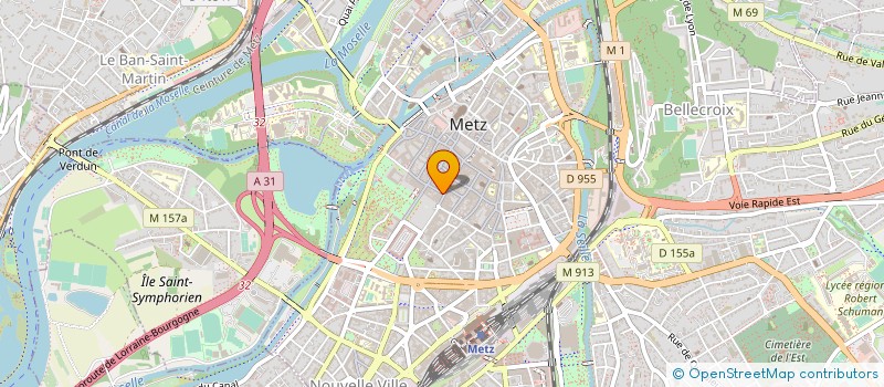 localisation de l'entreprise LE POIRIER FERRE  METZ