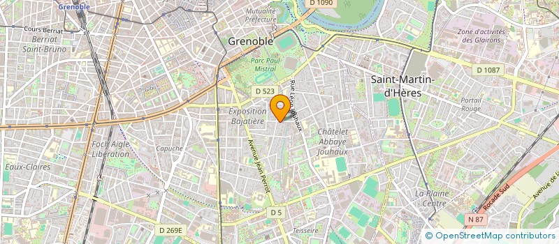 localisation de l'entreprise LE POIS GOURMAND à GRENOBLE