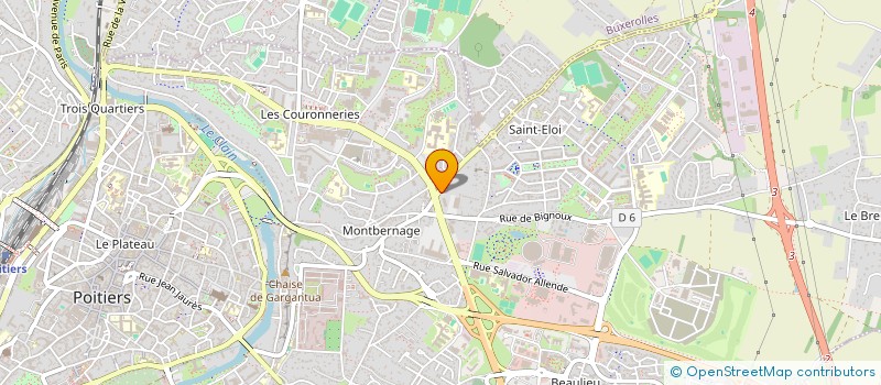 localisation de l'entreprise LE POIS TOUT VERT  POITIERS