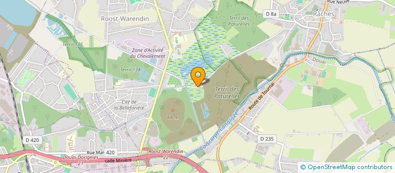 localisation de l'entreprise LE POISSON D OR  ROOST WARENDIN