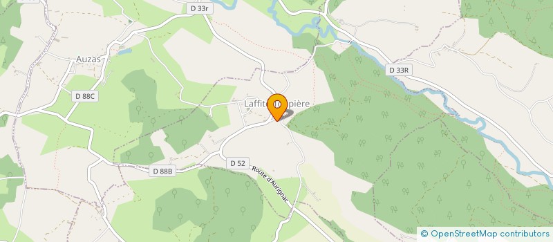 localisation de l'entreprise LE POISSON DANS LES ARBRES  LAFFITE-TOUPIERE