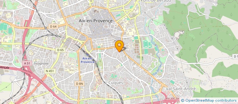 localisation de l'entreprise LE POISSON PILOTE  AIX-EN-PROVENCE
