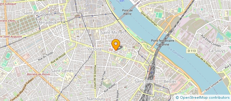 localisation de l'entreprise LE POISSON PILOTE à BORDEAUX