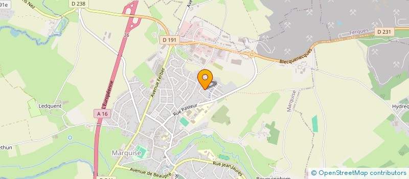 localisation de l'entreprise LE POISSONNIER PORTELOIS  MARQUISE