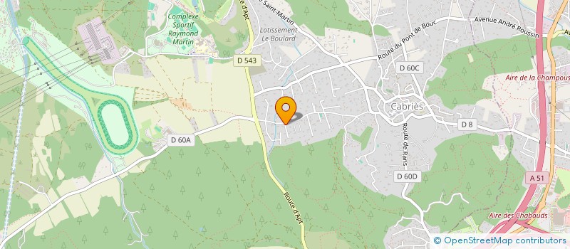 localisation de l'entreprise LE POKE D'AURE à CABRIES