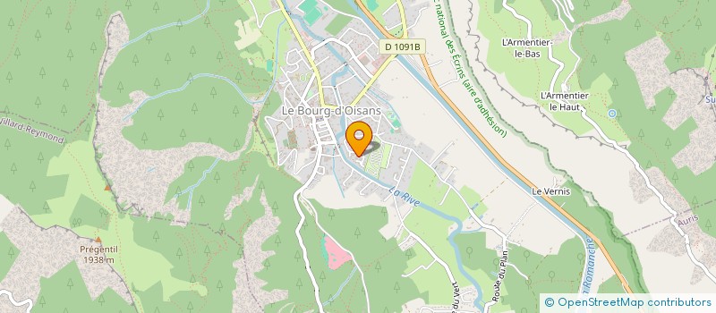 localisation de l'entreprise LE POKER  LES DEUX ALPES