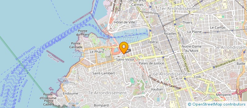 localisation de l'entreprise LE POLE ART MARSEILLAIS  MARSEILLE