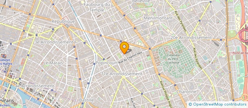 localisation de l'entreprise LE POLE MULTIMEDIA à PARIS