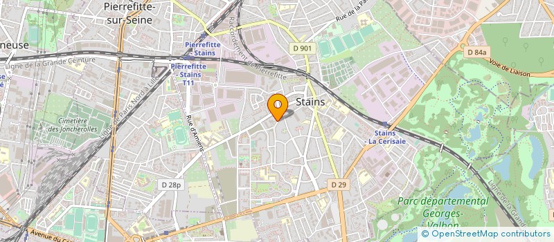 localisation de l'entreprise LE POLISSAGE INDUSTRIEL à STAINS
