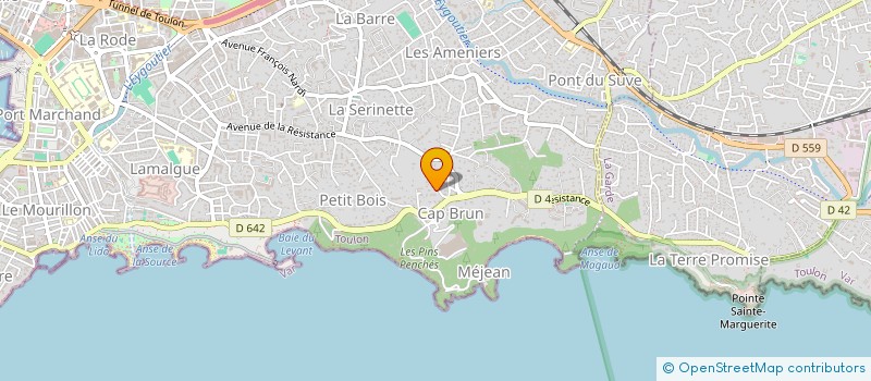localisation de l'entreprise LE POLYGONE à TOULON
