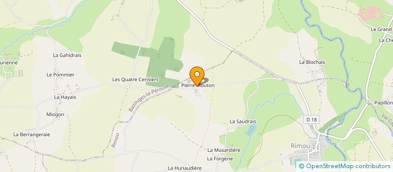 localisation de l'entreprise LE POMME RIMOIS  RIMOU