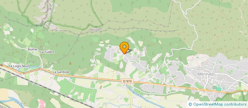 localisation de l'entreprise LE POMMIER  MERINDOL