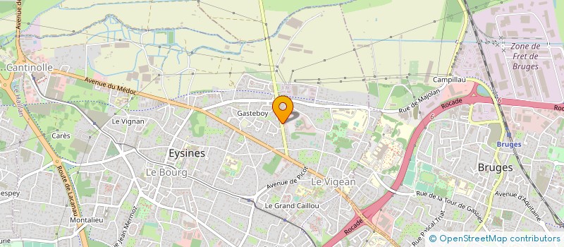 localisation de l'entreprise LE POMPAGE AQUITAIN à EYSINES
