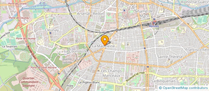 localisation de l'entreprise LE POMPIDOU  RENNES