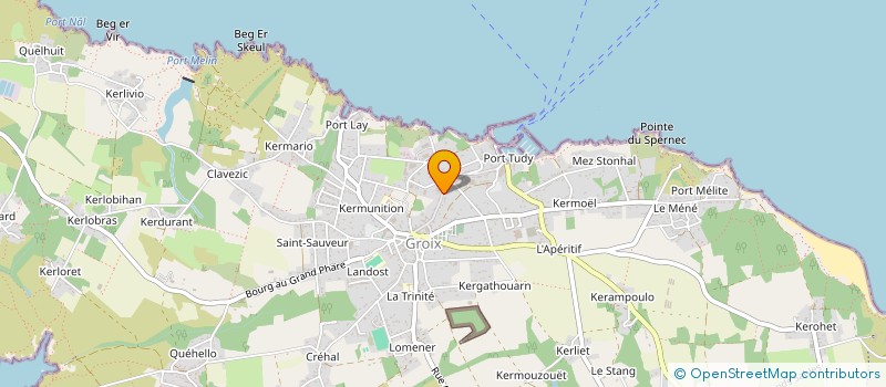 localisation de l'entreprise LE PONANT à GROIX